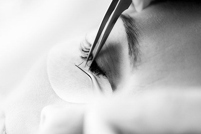 Wimpernverlängerung in der 1:1 Technik